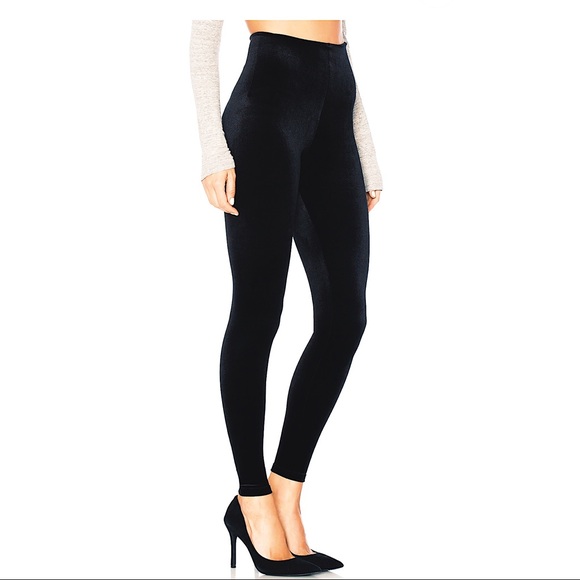 Commando Pants - Commando Black Velvet Leggings Size L